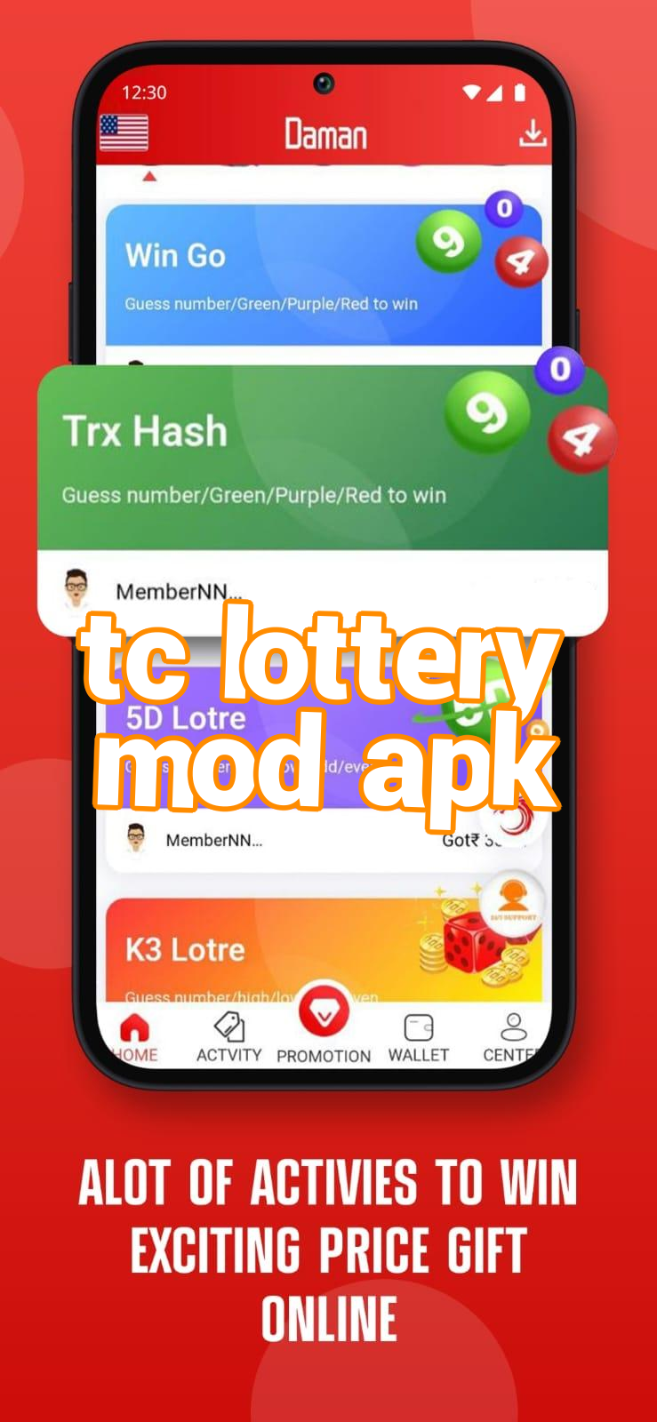 tc lottery mod apk Screenshots